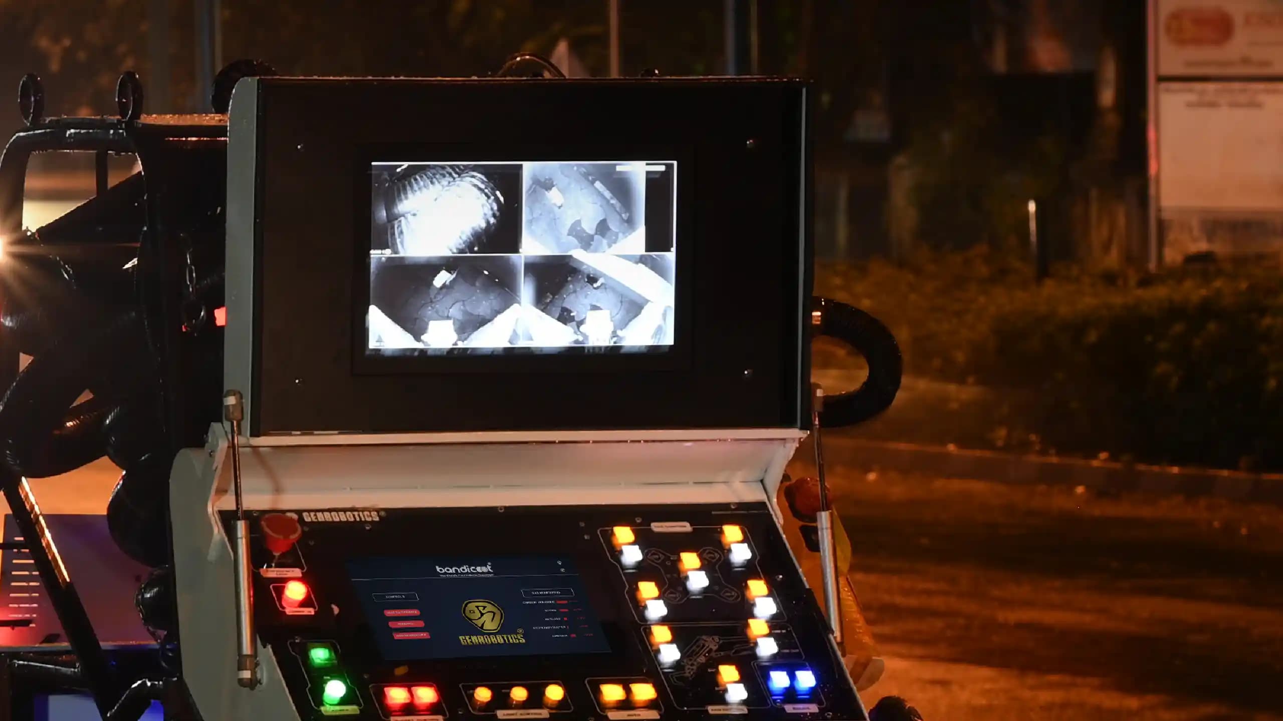 four hd cameras & gas detection